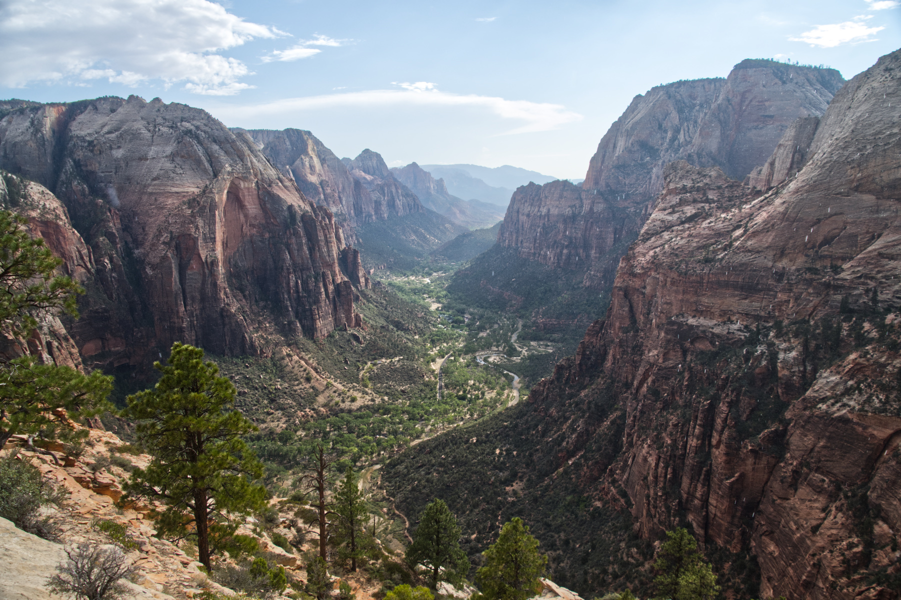The summit of Angels Landing in Zion National Park.