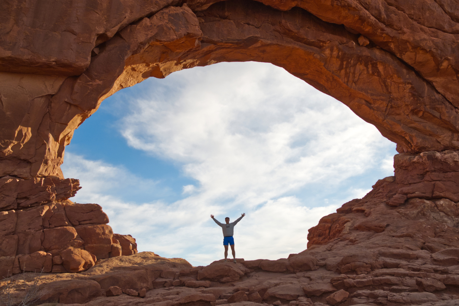 The South Window in Arches National Park, a portal to another world.